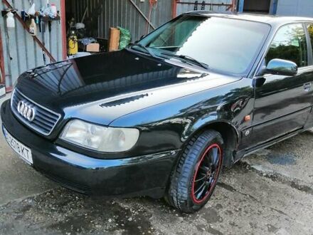 Зеленый Ауди А6, объемом двигателя 2.5 л и пробегом 394 тыс. км за 4200 $, фото 1 на Automoto.ua