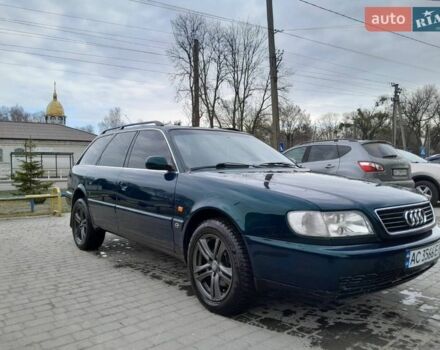 Зеленый Ауди А6, объемом двигателя 2.6 л и пробегом 427 тыс. км за 3500 $, фото 1 на Automoto.ua