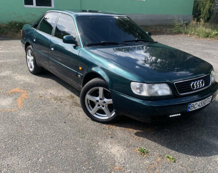 Зеленый Ауди А6, объемом двигателя 2.5 л и пробегом 300 тыс. км за 3800 $, фото 1 на Automoto.ua