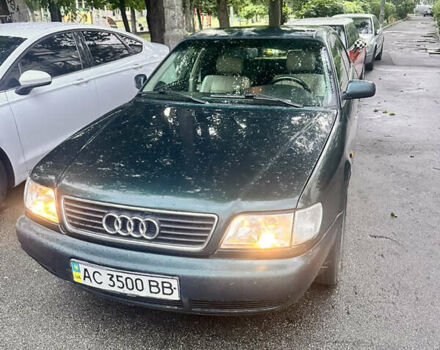 Зеленый Ауди А6, объемом двигателя 2.5 л и пробегом 551 тыс. км за 3500 $, фото 1 на Automoto.ua