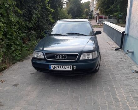 Зеленый Ауди А6, объемом двигателя 2.8 л и пробегом 400 тыс. км за 2199 $, фото 1 на Automoto.ua