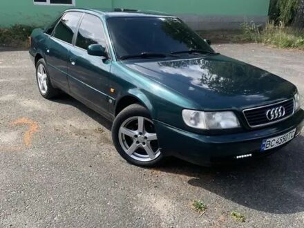 Зеленый Ауди А6, объемом двигателя 2.5 л и пробегом 321 тыс. км за 1388 $, фото 1 на Automoto.ua