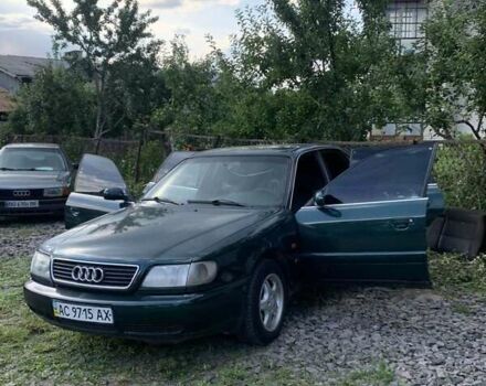 Зеленый Ауди А6, объемом двигателя 2.6 л и пробегом 320 тыс. км за 1350 $, фото 1 на Automoto.ua