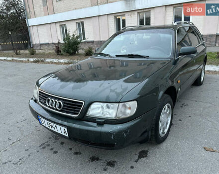 Зеленый Ауди А6, объемом двигателя 2.46 л и пробегом 387 тыс. км за 4000 $, фото 1 на Automoto.ua