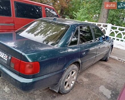 Зеленый Ауди А6, объемом двигателя 2.46 л и пробегом 350 тыс. км за 3700 $, фото 1 на Automoto.ua