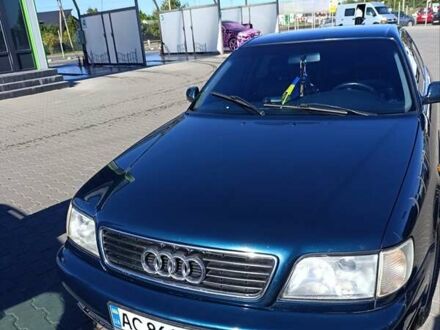 Зеленый Ауди А6, объемом двигателя 2.6 л и пробегом 440 тыс. км за 3700 $, фото 1 на Automoto.ua