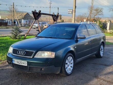 Зеленый Ауди А6, объемом двигателя 2.5 л и пробегом 368 тыс. км за 2600 $, фото 1 на Automoto.ua