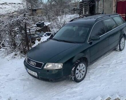 Зеленый Ауди А6, объемом двигателя 2.5 л и пробегом 486 тыс. км за 3400 $, фото 1 на Automoto.ua