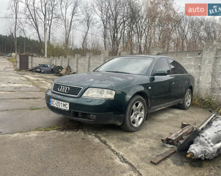 Зеленый Ауди А6, объемом двигателя 2.5 л и пробегом 369 тыс. км за 2850 $, фото 1 на Automoto.ua