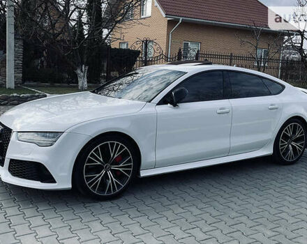 Білий Ауді A7 Sportback, об'ємом двигуна 3 л та пробігом 90 тис. км за 33500 $, фото 19 на Automoto.ua