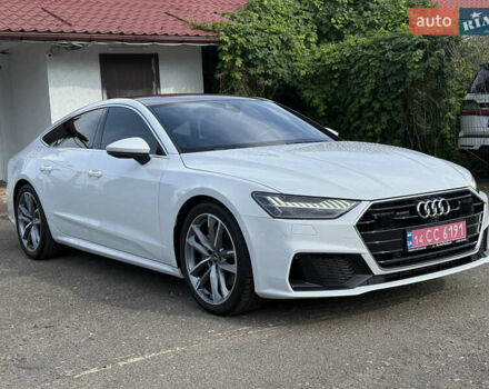 Білий Ауді A7 Sportback, об'ємом двигуна 3 л та пробігом 59 тис. км за 58888 $, фото 2 на Automoto.ua