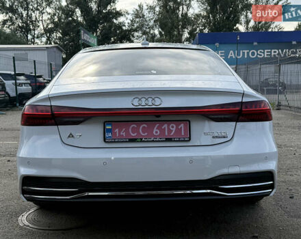Білий Ауді A7 Sportback, об'ємом двигуна 3 л та пробігом 59 тис. км за 58888 $, фото 5 на Automoto.ua