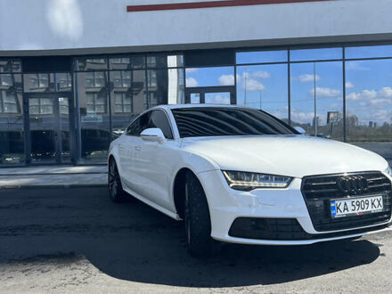 Ауді A7 Sportback 2015 у Києві на Automoto.ua Білий Ауді A7 Sportback, об'ємом двигуна 2.97 л та пробігом 172 тис. км за 29900 $, фото 1 на Automoto.ua