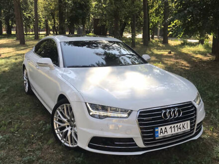 Белый Ауди A7 Sportback, объемом двигателя 3 л и пробегом 152 тыс. км за 29500 $, фото 1 на Automoto.ua
