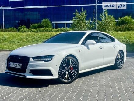 Ауді A7 Sportback 2016 у Києві на Automoto.ua Білий Ауді A7 Sportback, об'ємом двигуна 3 л та пробігом 178 тис. км за 27777 $, фото 1 на Automoto.ua
