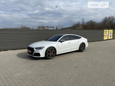 Ауди А7 2020 в Киеве на Automoto.ua Белый Ауди А7, объемом двигателя 3 л и пробегом 13 тыс. км за 82999 $, фото 1 на Automoto.ua