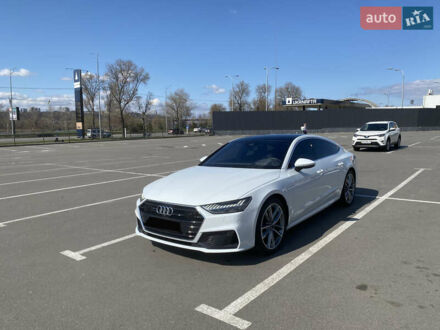 Ауди A7 Sportback 2020 в Киеве на Automoto.ua Белый Ауди A7 Sportback, объемом двигателя 3 л и пробегом 55 тыс. км за 58100 $, фото 1 на Automoto.ua