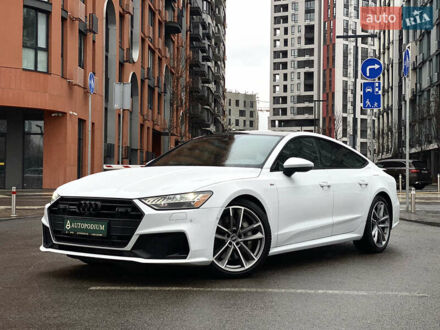 Білий Ауді A7 Sportback, об'ємом двигуна 2 л та пробігом 71 тис. км за 48300 $, фото 1 на Automoto.ua
