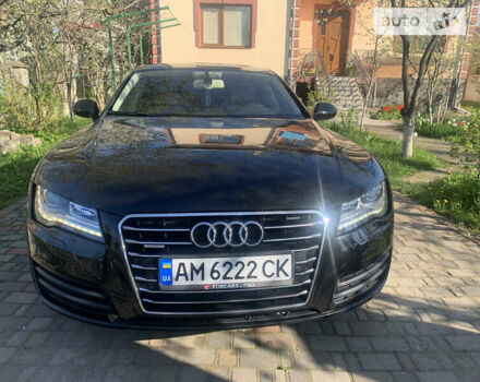 Черный Ауди A7 Sportback, объемом двигателя 3 л и пробегом 168 тыс. км за 18222 $, фото 2 на Automoto.ua