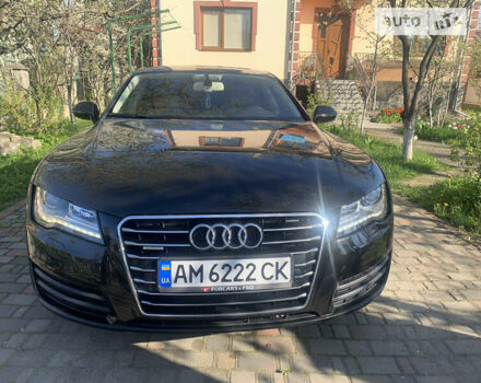 Чорний Ауді A7 Sportback, об'ємом двигуна 3 л та пробігом 168 тис. км за 18222 $, фото 1 на Automoto.ua