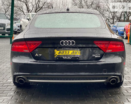 Черный Ауди A7 Sportback, объемом двигателя 3 л и пробегом 156 тыс. км за 22900 $, фото 4 на Automoto.ua