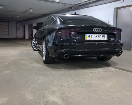 Черный Ауди A7 Sportback, объемом двигателя 3 л и пробегом 115 тыс. км за 21700 $, фото 2 на Automoto.ua