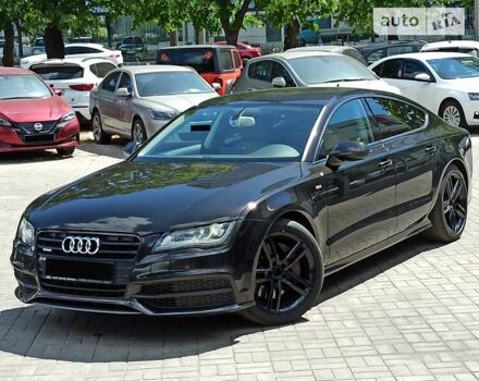 Черный Ауди A7 Sportback, объемом двигателя 3 л и пробегом 174 тыс. км за 19900 $, фото 2 на Automoto.ua