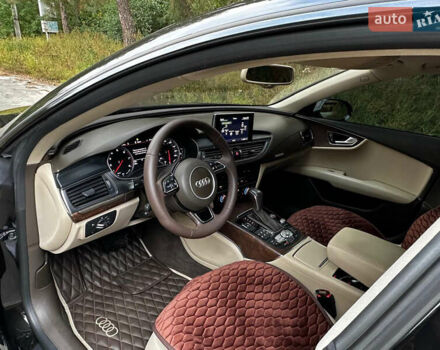 Черный Ауди A7 Sportback, объемом двигателя 3 л и пробегом 213 тыс. км за 19600 $, фото 17 на Automoto.ua
