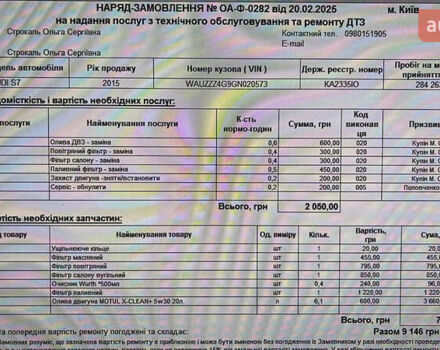 Черный Ауди A7 Sportback, объемом двигателя 2.97 л и пробегом 316 тыс. км за 19000 $, фото 28 на Automoto.ua