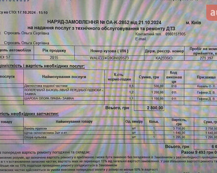 Черный Ауди A7 Sportback, объемом двигателя 2.97 л и пробегом 316 тыс. км за 19000 $, фото 29 на Automoto.ua