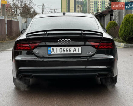 Черный Ауди A7 Sportback, объемом двигателя 3 л и пробегом 137 тыс. км за 23500 $, фото 4 на Automoto.ua