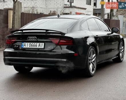 Черный Ауди A7 Sportback, объемом двигателя 3 л и пробегом 137 тыс. км за 23500 $, фото 3 на Automoto.ua