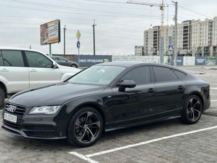 Ауді A7 Sportback 2014 у Києві на Automoto.ua Чорний Ауді A7 Sportback, об'ємом двигуна 2.8 л та пробігом 140 тис. км за 23900 $, фото 1 на Automoto.ua