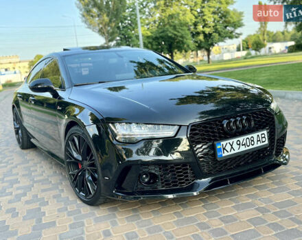 Черный Ауди A7 Sportback, объемом двигателя 3 л и пробегом 200 тыс. км за 24000 $, фото 1 на Automoto.ua