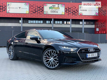 Ауді A7 Sportback 2018 у Києві на Automoto.ua Чорний Ауді A7 Sportback, об'ємом двигуна 3 л та пробігом 14 тис. км за 68000 $, фото 1 на Automoto.ua