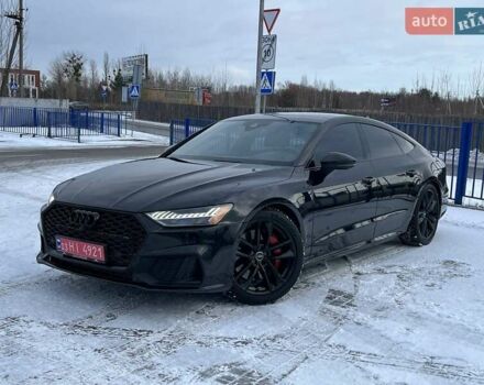 Черный Ауди A7 Sportback, объемом двигателя 3 л и пробегом 96 тыс. км за 44450 $, фото 1 на Automoto.ua