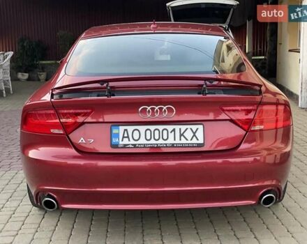 Красный Ауди A7 Sportback, объемом двигателя 2.8 л и пробегом 195 тыс. км за 15500 $, фото 18 на Automoto.ua