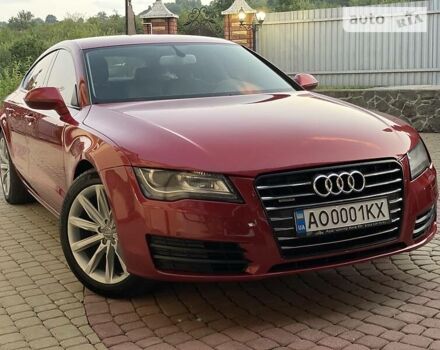 Красный Ауди A7 Sportback, объемом двигателя 2.8 л и пробегом 195 тыс. км за 15500 $, фото 10 на Automoto.ua