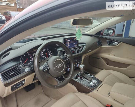 Красный Ауди A7 Sportback, объемом двигателя 3 л и пробегом 133 тыс. км за 24500 $, фото 2 на Automoto.ua