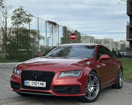 Красный Ауди A7 Sportback, объемом двигателя 2.97 л и пробегом 72 тыс. км за 33000 $, фото 1 на Automoto.ua