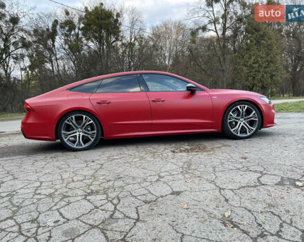 Красный Ауди A7 Sportback, объемом двигателя 3 л и пробегом 45 тыс. км за 57300 $, фото 2 на Automoto.ua