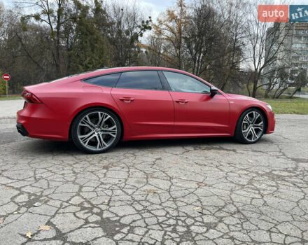 Красный Ауди A7 Sportback, объемом двигателя 3 л и пробегом 45 тыс. км за 57300 $, фото 10 на Automoto.ua
