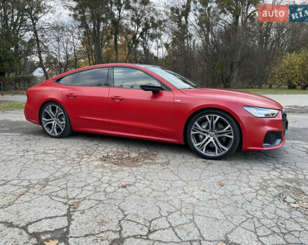 Красный Ауди A7 Sportback, объемом двигателя 3 л и пробегом 45 тыс. км за 57300 $, фото 1 на Automoto.ua