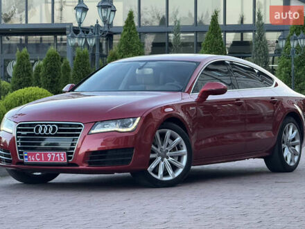 Красный Ауди A7 Sportback, объемом двигателя 3 л и пробегом 255 тыс. км за 13350 $, фото 1 на Automoto.ua