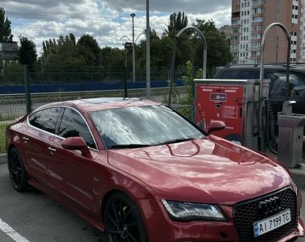 Красный Ауди A7 Sportback, объемом двигателя 3 л и пробегом 218 тыс. км за 13606 $, фото 1 на Automoto.ua