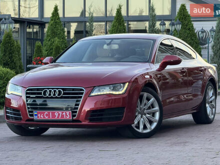 Красный Ауди A7 Sportback, объемом двигателя 3 л и пробегом 255 тыс. км за 12250 $, фото 1 на Automoto.ua