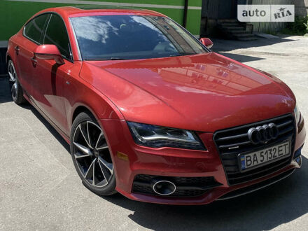 Ауді A7 Sportback 2014 у Кропивницькому (Кіровограді) на Automoto.ua Червоний Ауді A7 Sportback, об'ємом двигуна 3 л та пробігом 133 тис. км за 30000 $, фото 1 на Automoto.ua