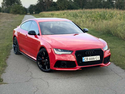 Красный Ауди A7 Sportback, объемом двигателя 2.97 л и пробегом 254 тыс. км за 31500 $, фото 1 на Automoto.ua