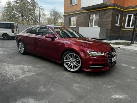 Красный Ауди A7 Sportback, объемом двигателя 3 л и пробегом 140 тыс. км за 22300 $, фото 1 на Automoto.ua