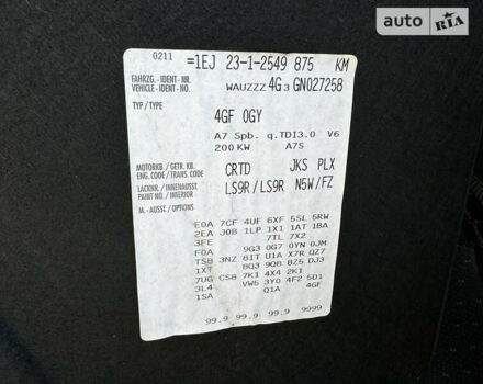 Ауді A7 Sportback, об'ємом двигуна 2.97 л та пробігом 164 тис. км за 31500 $, фото 36 на Automoto.ua